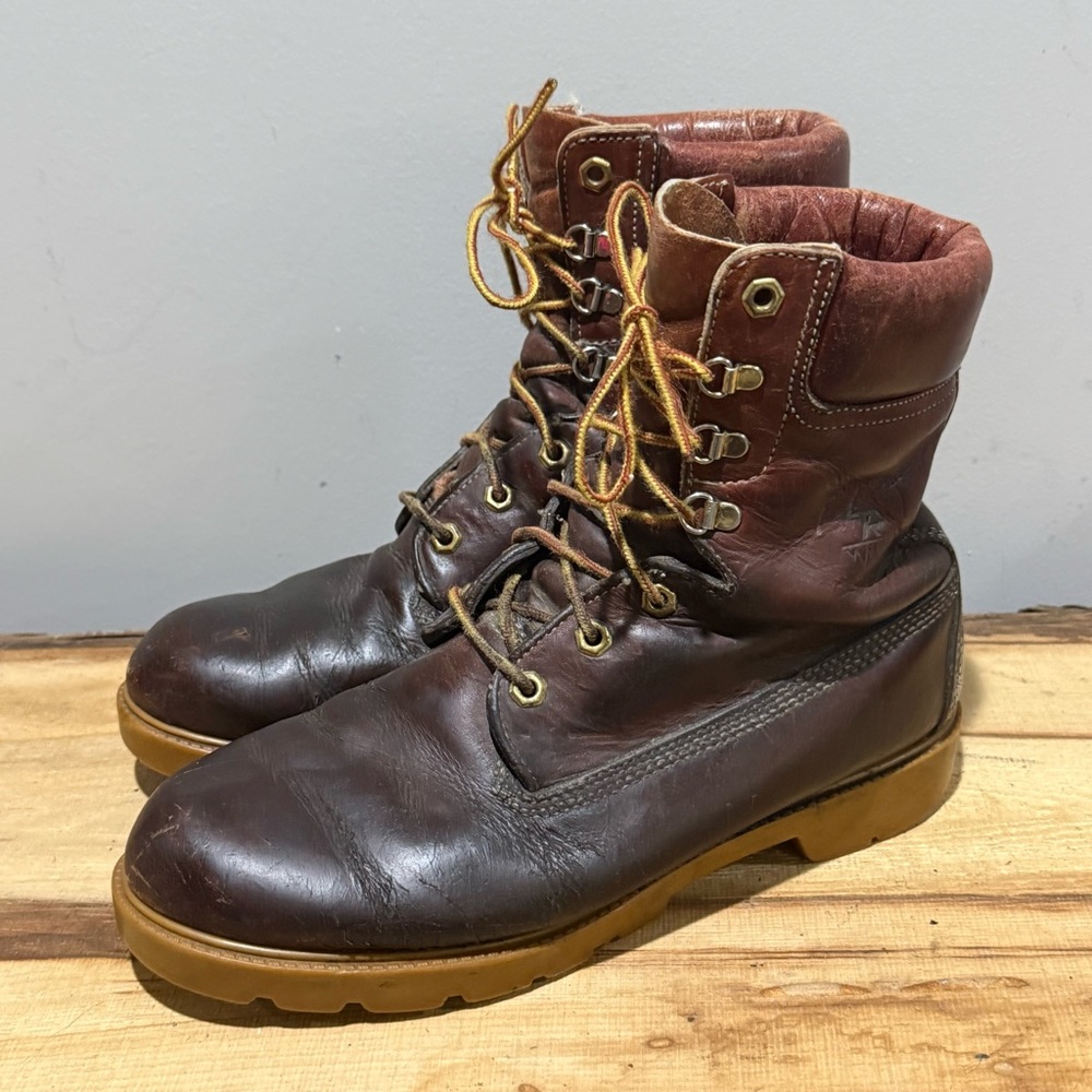 Vintage Land Rover by Thom McAn Weathered‎ Leather Boots Size 9 A44